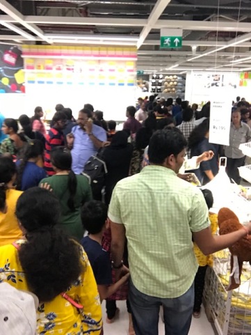 Ikea on a Friday in India